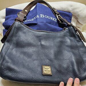 Dooney & Bourke Brown Handle Leather Hobo